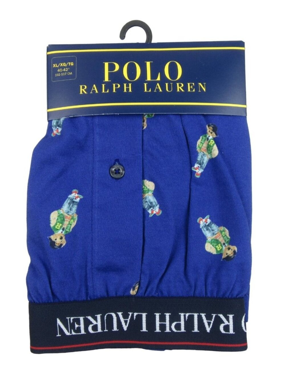 Polo Ralph Lauren Bear Boxer Briefs Men's Size XL Blue NEW